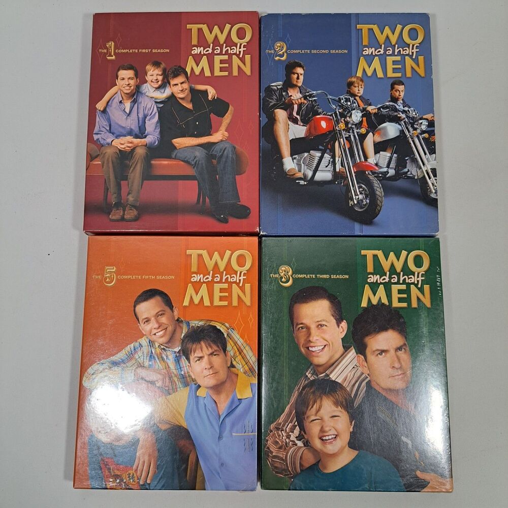 Two and a Half Men TV Series Seasons  1 2 3 5 DVD Sets One Two Three Five Lot